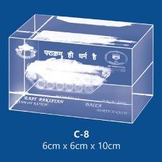 CRYSTAL CUBE 3D ENGRAVING C-SERIES C-8