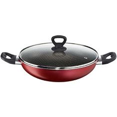 KADAI 20 CM G LID RIO RED SIMPLY CHEF