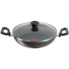 KADAI 24 CM G LID GREYISH BLACK DELICIA