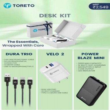 KIT - 6 (Desk Kit)  POWER BLAZE MINI, VELO 2, DURA TRIO