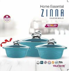 ZINNA CASSEROLE 1000, 1500 & 2000