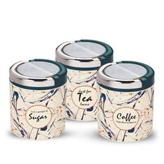 SUGAR TEA COFFEE CONTAINERS W/O CHROME