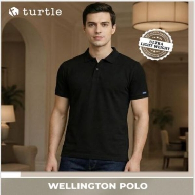 Wellington Polo T-Shirt (Black)