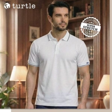 Oxford Polo T-Shirt Navy Blue