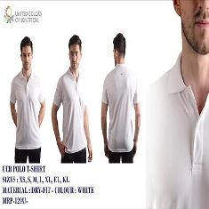UCB Polo T-Shirt Polyster-White