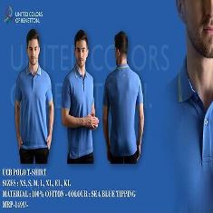 UCB Polo T-Shirt- Sea Blue Tipping