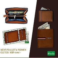 Men's wallet & Women Clutch