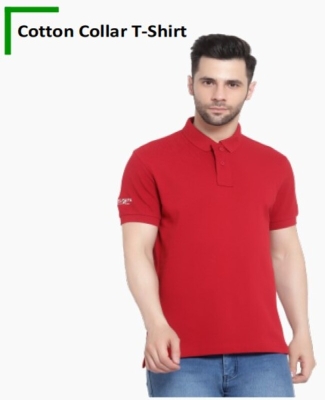Cotton Collar T-Shirt
(Maroon Red)