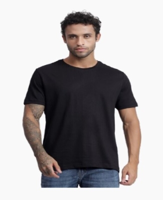 Round Neck T-Shirt 
(Black)