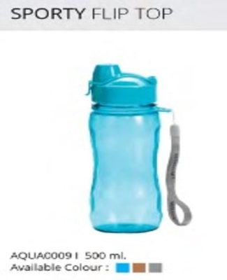 Sporty Flip Top 500 ml Bottle AQUA0009