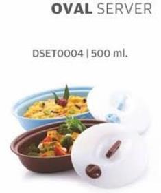 Oval server 500 ml. DSET0004