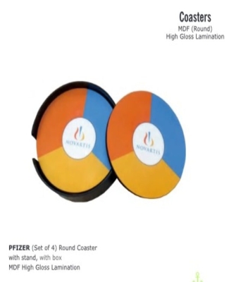 COASTERS NOVARTIS (SET OF 4)