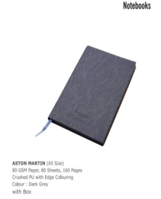 NOTEBOOKS ASTON MARTIN