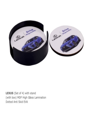 COASTERS& MOUSE PAD LEXUS