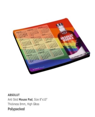 COASTERS& MOUSE PAD ABSOLUT