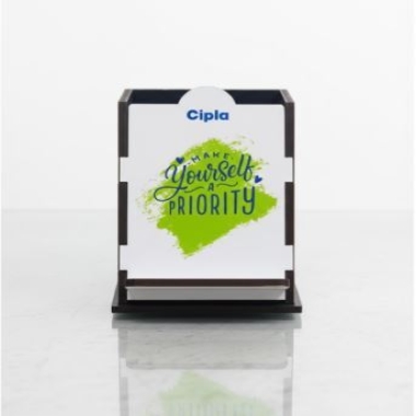 Cipla MDF Stationery Tumbler with mobile holder