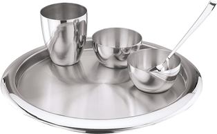 Thali Set 5 Pc Steel