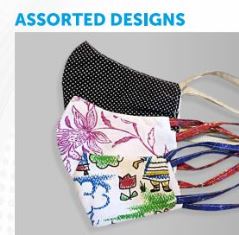 3 Layer Reusable Face Mask(Pack-5)