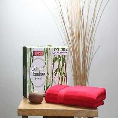 WELSPUN COTTON BAMBOO BATH TOWEL WITH ANTI MICROBEAL