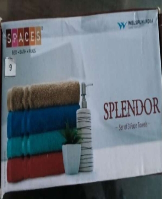 Spaces SPLENDOR  FACE TOWEL SET OF 3