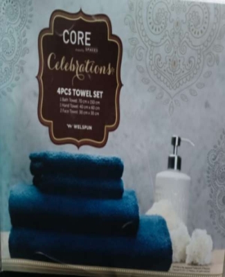 Core Celebrations 4 pcs Towel set