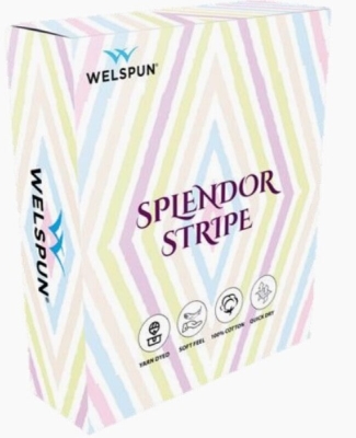 Spaces Essentials Bloackbuster Stripe bath Towel