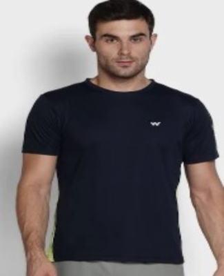 ACTIVE DRY FIT CREW T SHIRT 1 - Navy