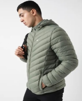 HUSKY JACKET WITH HOOD-Olive