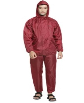 ECO RAIN SUIT-Maroon
