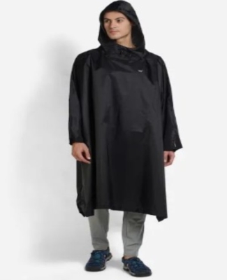RAIN PONCHO-Black