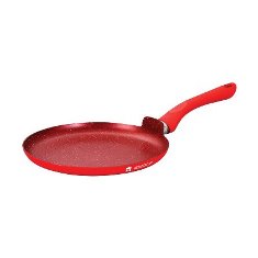 Royal Velvet 30cm Dosa Tawa with Raised Lip Red