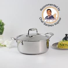 Nigella Triply Casserole with SS Lid 20 cm With