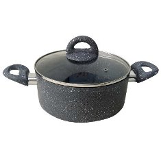 Granite 24 cm Casserole with lid