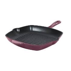 Ferro Cast-iron Grill Pan 26cm Purple