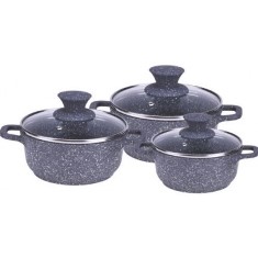 Granite Die-Cast Casserole Set