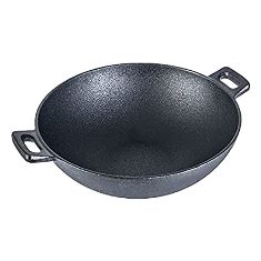 Forza Pre seasoned Cast Iron Kadhai 30cm