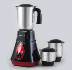 Vietri Mixer Grinder 550 w Black and Red