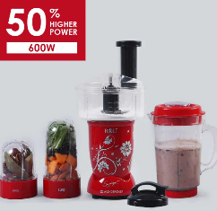 Wonderchef Nutri Blend Bolt FP 600W Red