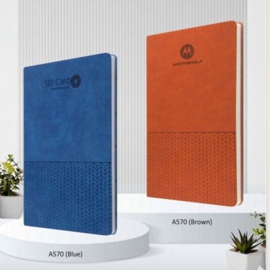 A5 Size Notebook - SBI CARD/MOTROLA/ROLEX