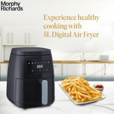 5L Digital Air Fryer Black