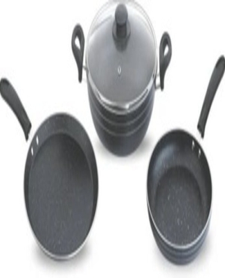 Non Stick Cookware Set (Induction Base) Kadhai,Frying Pan, Dosa Tawa