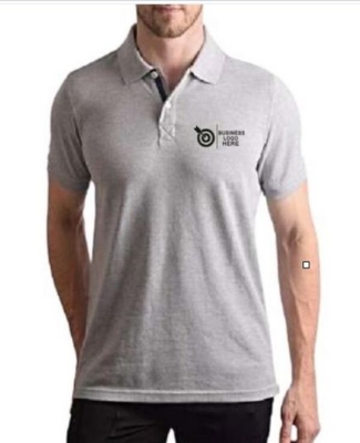 UCB Polo T-Shirt Polyster Cotton:Charcoal Grey