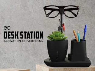 Desk Station
Black/Marble/Sustainable