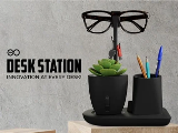 Desk Station
Black/Marble/Sustainable
